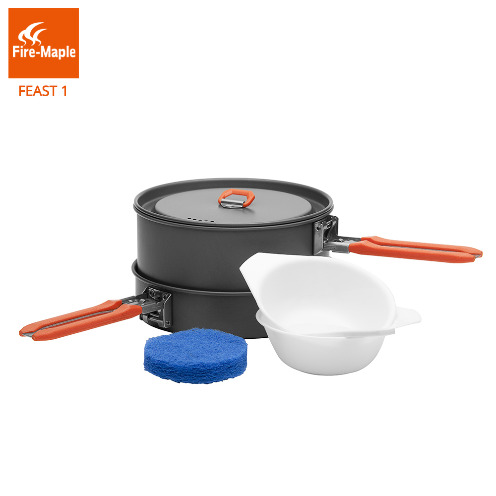 Camping Cooking Container - Yangın akçaağaç Feast 1 açık kamp