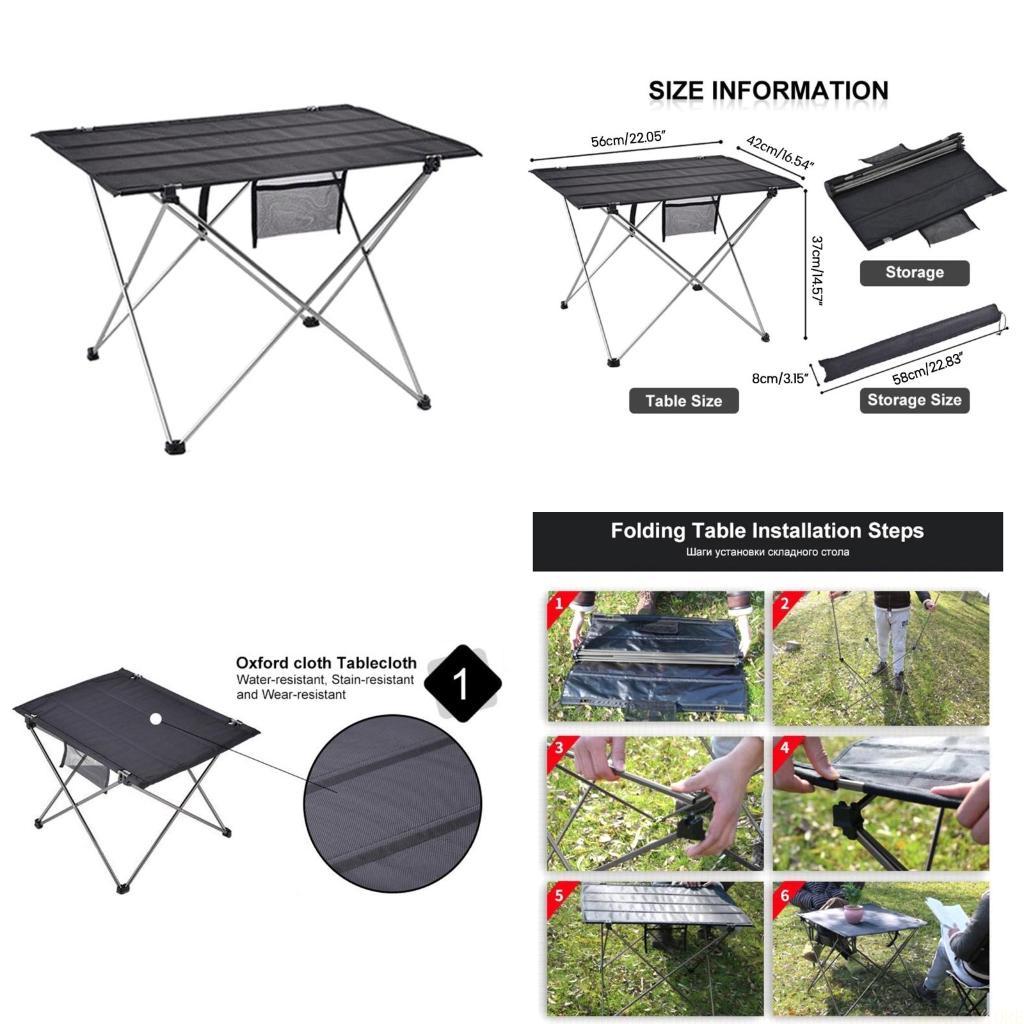 Camping Cooking Table - U2JB Kamp Masası Taşınabilir Hafif Katlanır